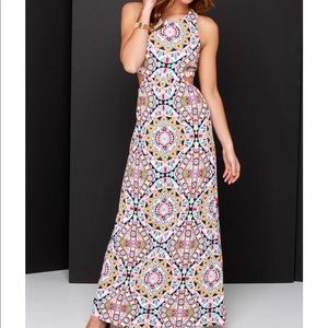 Cut out maxi dress